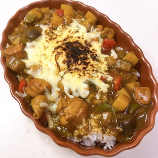 ゴロゴロ野菜の焼きカレー